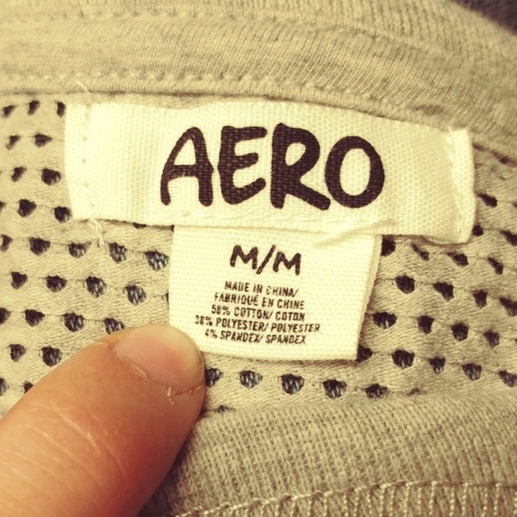 Aeropostale Gray Scoop Neck Open Knit Sweater - M - Picture 5 of 5